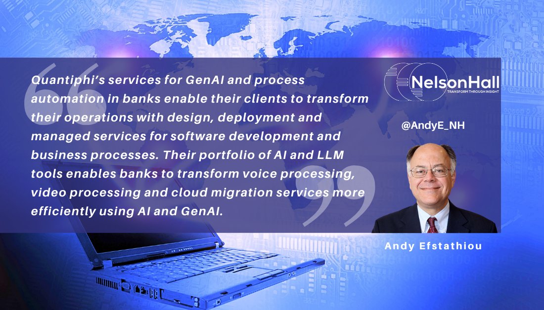 NHInsight's tweet image. Congratulations to @Quantiphi for being named a Leader in @NHInsight's 2025 #NEAT Evaluation for #GenAI and #ProcessAutomation in #Banking. @AndyE_NH comments on this achievement below: quantiphi.com/media-releases…