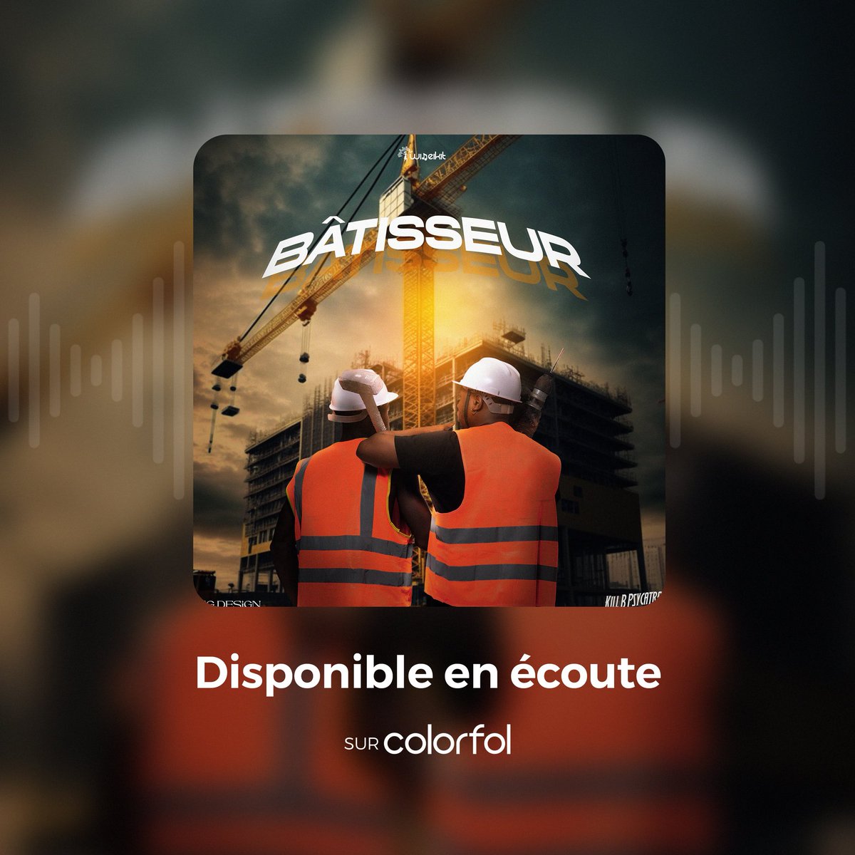 ColorfolApp's tweet image. 🏗️🎶 BÂTISSEUR - DISPONIBLE DÈS MAINTENANT 🎶🏗️

Construire malgré les obstacles.
Avancer, brique après brique.
Ne jamais lâcher.

@BigDesignX s’allie à @KillBPsycatra (KBP) pour livrer « BÂTISSEUR », un titre puissant, authentique et profondément ancré dans la réalité de ceux…