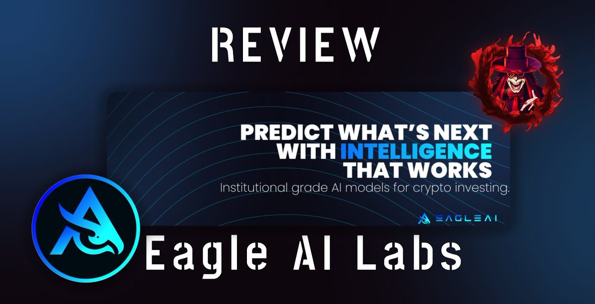 SebastianWols17's tweet photo. 🧵 Review
🧵 @EagleAILabs 

AI models, Predictions, CLAW, interested to know about it? I will explain in this review, what $EAI project is, and what they do.

Intrigued?
Let`s read.

Let`s start with what exactly is this project about? I would call it an Artificial Intelligence Forecasting at an institutional grade level, yeah no joke here.

Their mission is pretty heroic, as they want to level the playing field between institutional and retail traders, by letting people have access to the same level of predictive intelligence, data, and execution tools, that usually are only for the big guys.

What about the forecasting? Is it weather? No they have developed advanced predictive AI models that are designed to forecast digital asset price movements with high accuracy, and that part makes it very useful. 

They have built something that they call "CLAW" and in simple words it`s a Bloomberg-style trading terminal that unites professional analytics, AI-driven predictions, and seamless execution through integrated decentralized exchanges. 

CLAW not only does analyze the market, it also gives the ability to  trade, copy-trade, and collaborate within the same dashboard, pretty cool stuff not gonna lie...

CLAW is the Flagship product, and also subscription based, so the token unlocks some exclusive access to advanced AI models, and strategies + some premium tools I hear. It also gives:
- Pre-trade analysis for informed decisions
- In-terminal execution through integrated DEXs
- Post-trade analytics for performance review
- Social and copy-trading features to learn from top traders
- Educational resources to strengthen strategy and discipline

I like the part of getting people the institutional grade quality platform! This is good thought, but they also still can work with institutions/companies at the same time.

Traders can access through CLAW:
- AI-generated price predictions 
- Liquidation heatmaps 
- Social sentiment analysis 
- ETF inflow and outflow monitoring 
- On-chain analytics
- Curated X feeds and news sentiment detection 

Through their neural network AI-driven trading models, real-time analytics, and unified trading interface, they are delivering the clarity, precision, and speed that usually is only for hedge funds and institutions.

What is impressive they are in In collaboration with Fintech Global Center, and that is a real prestigious Wall Street fintech hub led by big connected people. That alone makes you think big... connecting the dots here.

The above is not enough, their predictive AI systems are engineered using institutional-grade data from CCData, now acquired by CoinDesk. This is massive connection again. 
And they also have an Institutional partnership with Infinite Point Capital (IPC)... this shows that there is real connection in the technology they provide and the institutional quality for us retail is not a myth at this point... imagine having the same data... game changer.

Their AI Forecasting Layer is built on Eagle AI Labs proprietary neural network architecture, and it transforms raw institutional-grade data into clear, actionable predictions for traders at every level. This is inhouse built not a copy paste like most of the market.

What is interesting is that ApeX DEX is partnered with them and they provide the execution layer for CLAW, this is something top as well.

The team on this one is pure gold, you have people connected with big technology projects, of course fully doxxed and staying professional, Rare to see such teams in the space, and I did review many projects, 90% of them had either undoxxed teams or not connected ones.

Team members:
Founder & CEO: Jack Rockell 
Co-Founder & CTO: Alan Ljungström-Caunt
Managing Director, MENA: Lee Steer
Head of Market Strategy & Community: James Ratsma
Head of Marketing & Partnerships: Tom Sargent
Strategic Advisor, Middle East Relations: Martin Costa

Team well connected? Well here comes the proof: They literally received startup grands and infrastructure support from 3 big companies we all know of:
- Google Cloud
- Microsoft
- MongoDB

The $EAI token:
So you would ask well there is a token, but has it any use cased? If you read till this point you would already know it gives the access to advanced models, and rewards participation in the future.

The token is on Base chain and we know there is good volume there, so nice pick for the institutional grade project. 

There is also staking, and here is the good stuff, you know I don`t like staking as it dilutes the token, and the staking "hunters" usually sell the gains and make a passive income, destroying the chart in the process, by creating sell pressure, well here thanx to their "TradeRewards" system, the rewards to stakers are in USDC

 What I like about the project:
- Real connected team
- Great community
- Team that grinds
- Well done docs
- Good website
- Quality branding
- Staking rewards in USDC
- Bringing institutional grade tech to normal people
- Working with Institutions
- CLAW cool name and works awesome
- AI Narrative

What I don`t like: 
Well nothing big maybe that the chart is on a downtrend, but hello all the market is on a downtrend as well...

Conclusion: 
Bringing real institutional grade tech to the table, and having some well connected team members makes it worth to check out, the chart needs some love, but other than that could be something that will be exploding...

DYOR and NFA I did this review for free, and no influence of the team, making it literally a writing of my research. 

If you liked it smash that like and repost! I count on you!