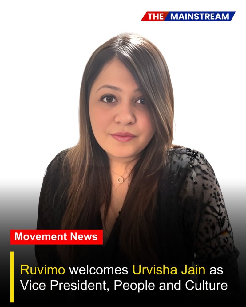 TheMainstream7's tweet photo. Ruvimo welcomes Urvisha Jain as Vice President, People and Culture
#TheMainstream #LeadershipAppointment #PeopleAndCulture #HRLeadership #EdTechGrowth #WorkplaceCulture #IndiaStartups https://t.co/5uRurYQNMK