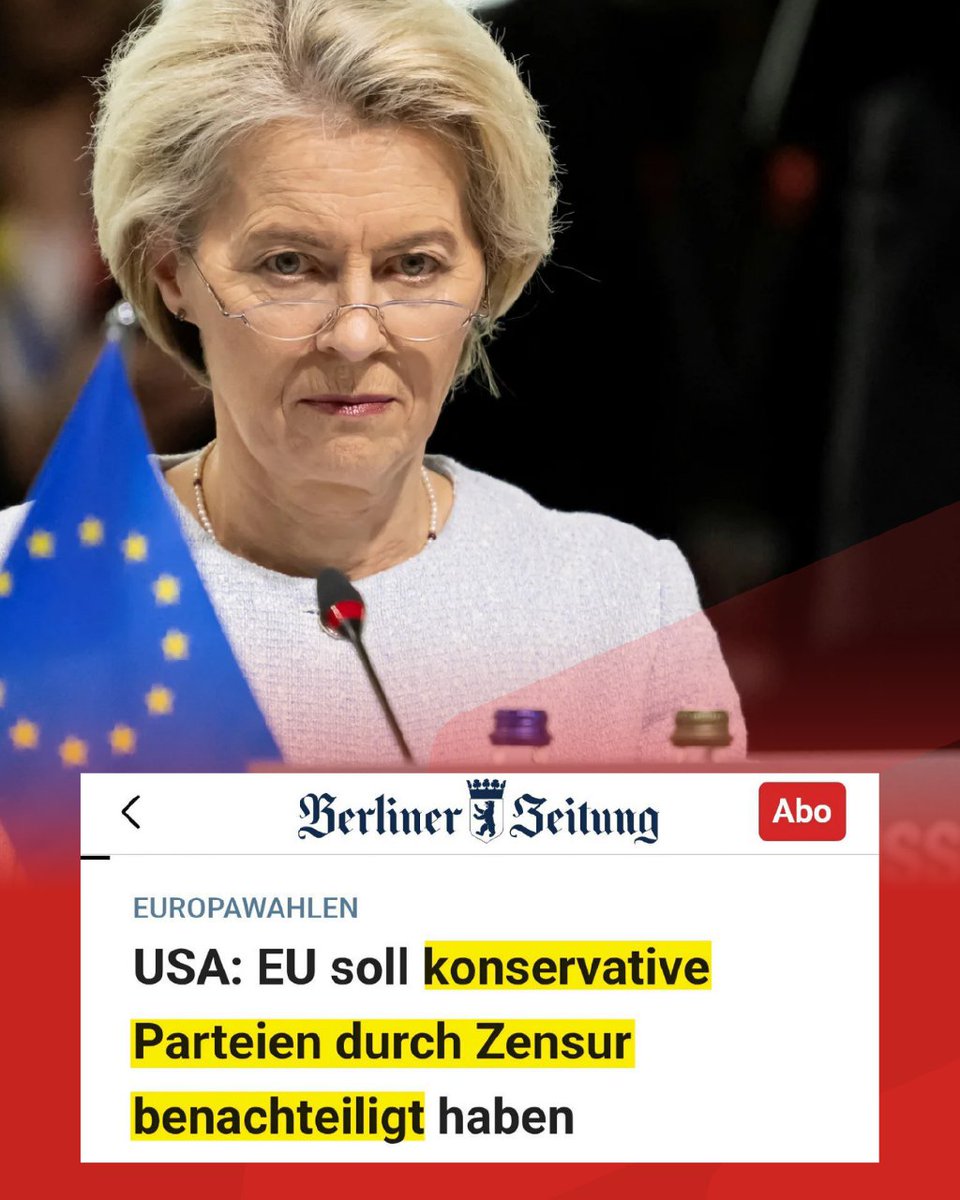 🗳 Die EU-Kommission nutzt den Digital Services Act (DSA) als Waffe, um unliebsame politische Meinungen vor nationalen Wahlen gezielt zu unterdrücken. 

🇺🇲 Der US-Justizausschuss bestätigt jetzt, dass Brüssel sich allein seit 2023 in acht Wahlen eingemischt hat! Unter dem