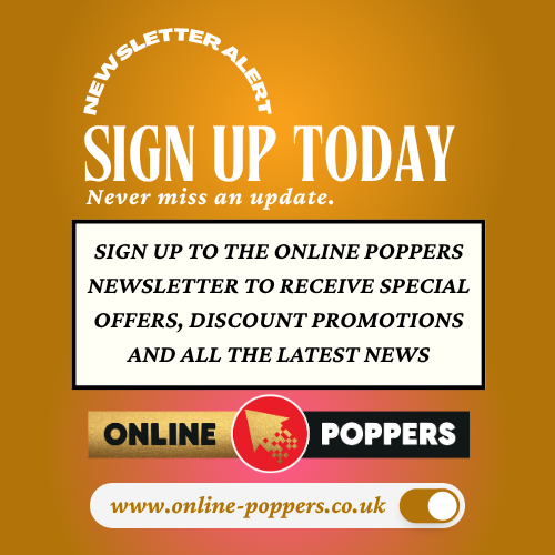 If you haven't signed up to the OPUK Newsletter yet; what are you waiting for!
With offers and deals not to be missed!
Sign up below⬇
bit.ly/OPUKNewsletter
#OnlinePoppers #OnlineShopping #Poppers