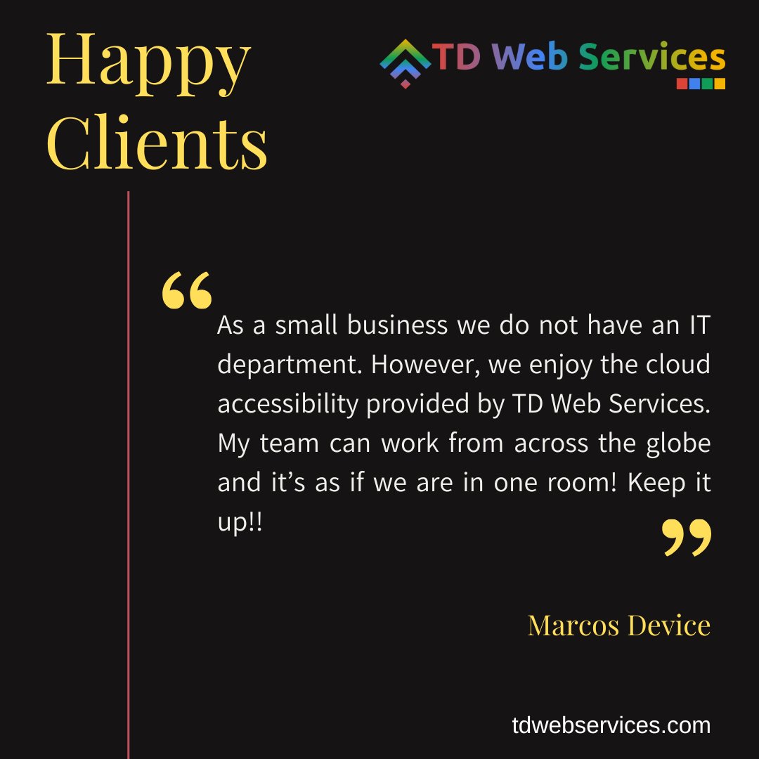 TD Web Services | Cloud | AI tweet media