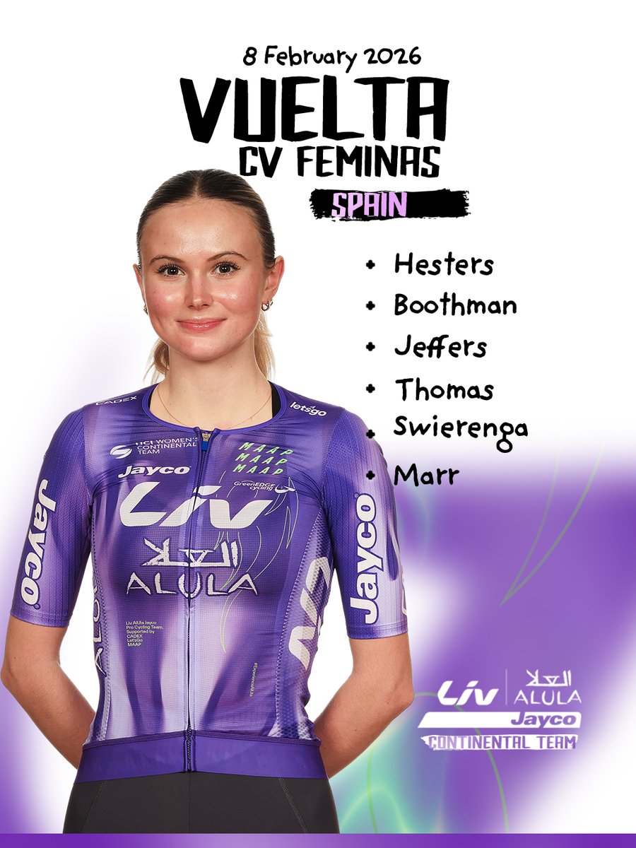 Liv AlUla Jayco Women's Continental Team tweet media