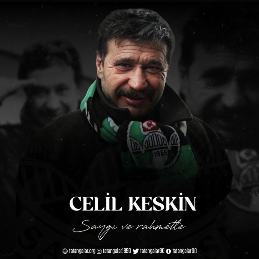Tribünümüzün sevilen isimlerinden Celil Keskin abimizi, vefatının sene-i devriyesinde rahmet ve minnetle anıyoruz.

TATANGALAR