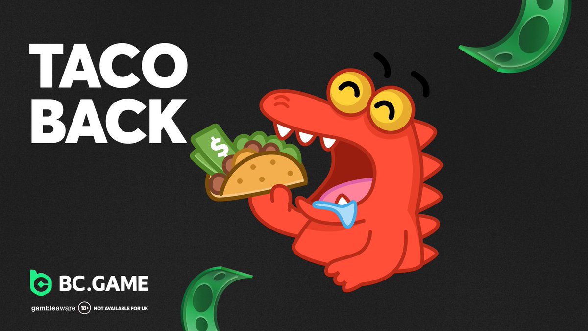 Crypto winter hitting hard while the market ghosts you.

BC.GAME still dropping WINS, Taco Bonus &amp; Tacoback.

Reply: Thx BCGAME 👉 BONUS