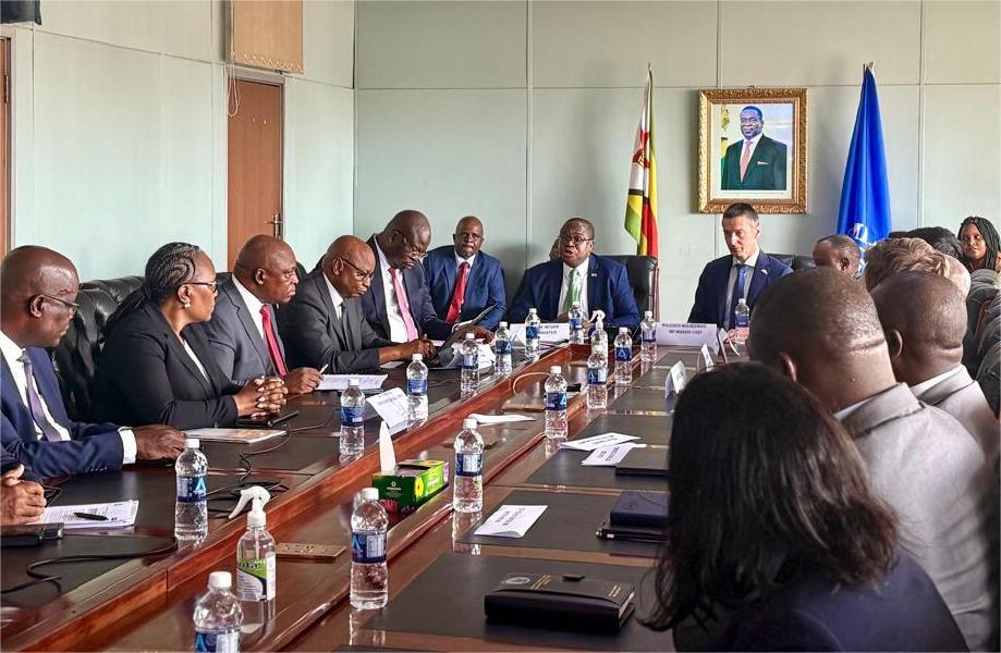 ZimTreasury's tweet photo. The IMF and the Government of Zimbabwe have reached a staff-level agreement on economic policies and reforms to be monitored under a 10-month Staff Monitored Programme (SMP), aimed at consolidating recent economic stabilisation gains.

The Minister of Finance, Hon. Prof. M. Ncube, and the Permanent Secretary highlighted that the timing of this agreement is critical, coming against the backdrop of sustained economic growth and stability, which strengthen the foundation of the SMP.

Zimbabwe’s economy continues on a growth trajectory, marked by the recent attainment of single-digit inflation of 4.1%, as well as prudent fiscal and monetary measures by Government.

 N.B.: A press statement on the SMP to follow.