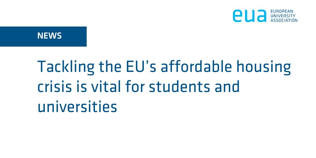 euatweets's tweet image. 🏠 Access to affordable housing is a challenge for society at large, but it is also a critical condition for the success of European higher education and research. 
Innovative policies &amp;amp; practices are needed to ensure housing is accessible and affordable bit.ly/4aeWXgv