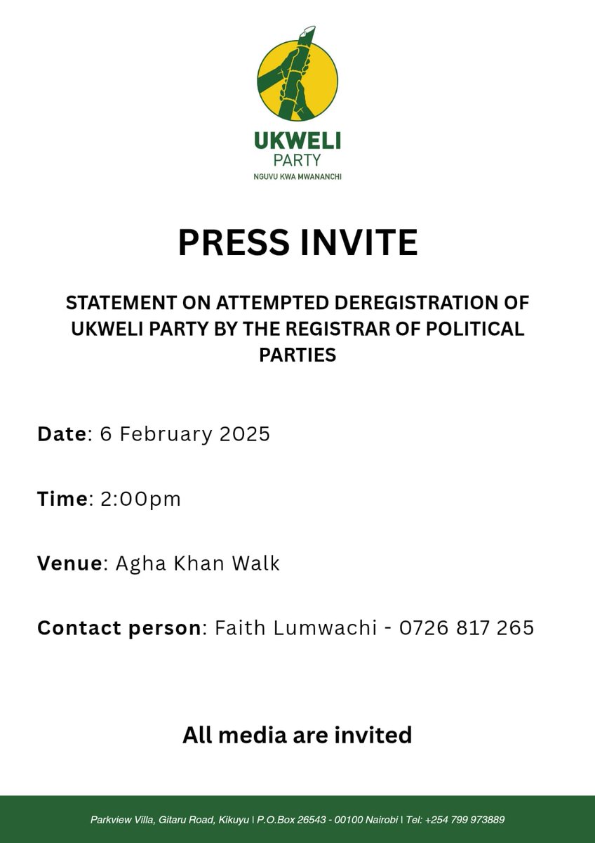 Ukweli Party 🇰🇪 tweet media