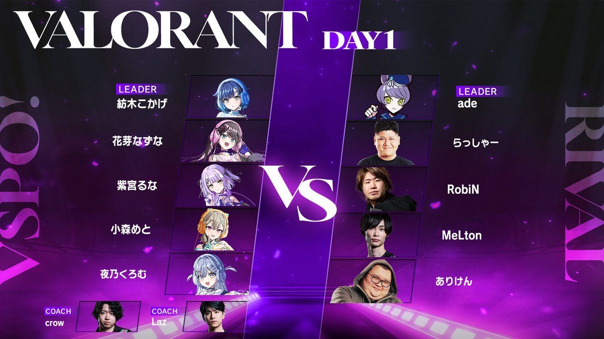 Vspo77's tweet photo. ◤VALORANT / League of Legends◢

Day1、Day2の出場者はこちらをご覧ください。

📝公式サイト
https://t.co/9xF4GF0BYb

#VSPO_SHOWDOWN_2026 #ぶいすぽ #RAGE https://t.co/3oi729FYZb