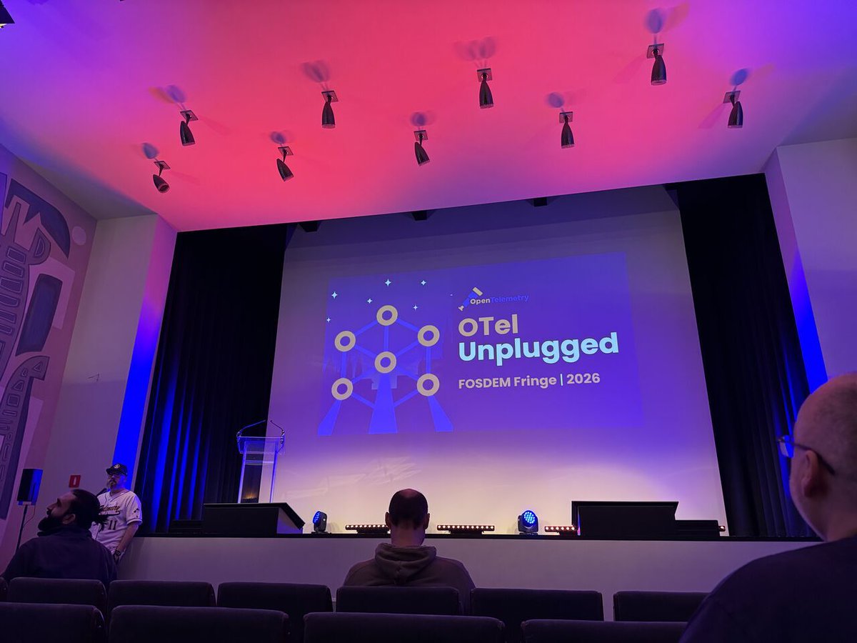 grafana's tweet image. OTel Unplugged EU 2026 – It's a wrap!

Bringing together #OpenTelemetry contributors, end users, and community members in Brussels was everything we hoped for and more.

The best feedback we got? "Getting folks in a room together is better than any survey question answered."

The