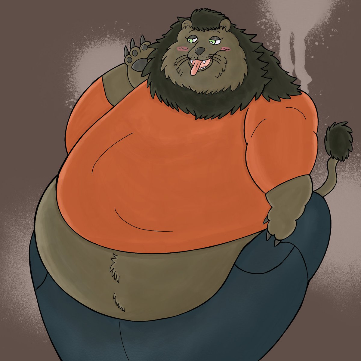 goryo5050's tweet photo. 自称ちょいポチャライオン🦁
#デブケモ
#ケモノ
#furry https://t.co/1Sj7jgfWqN