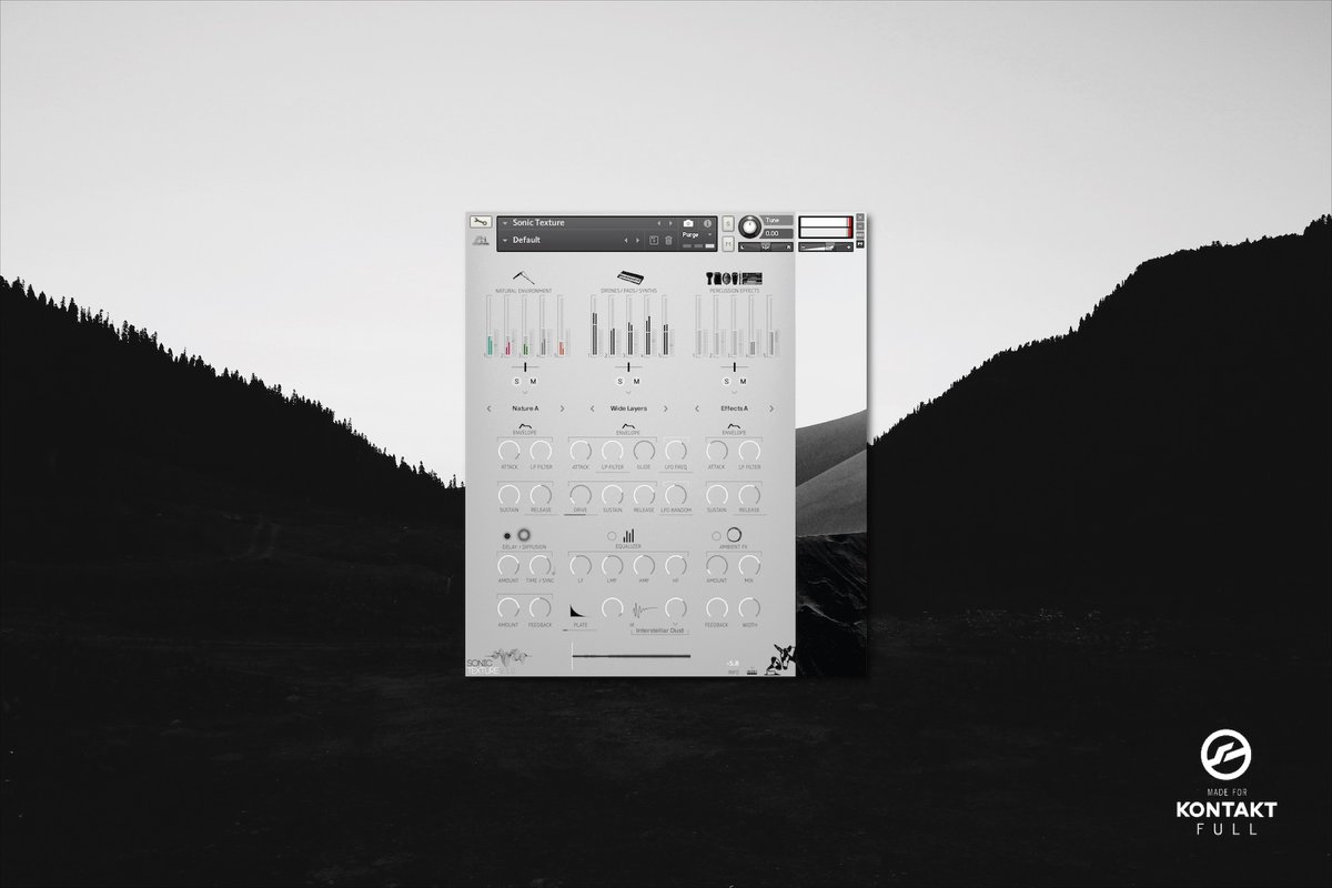 Out Now: Sonic Texture, our ambience and sound effects library. We combined natural sound elements, a wide variety of synthesizers and percussive effects in one instrument.
muletoneaudio.com/sonictexture