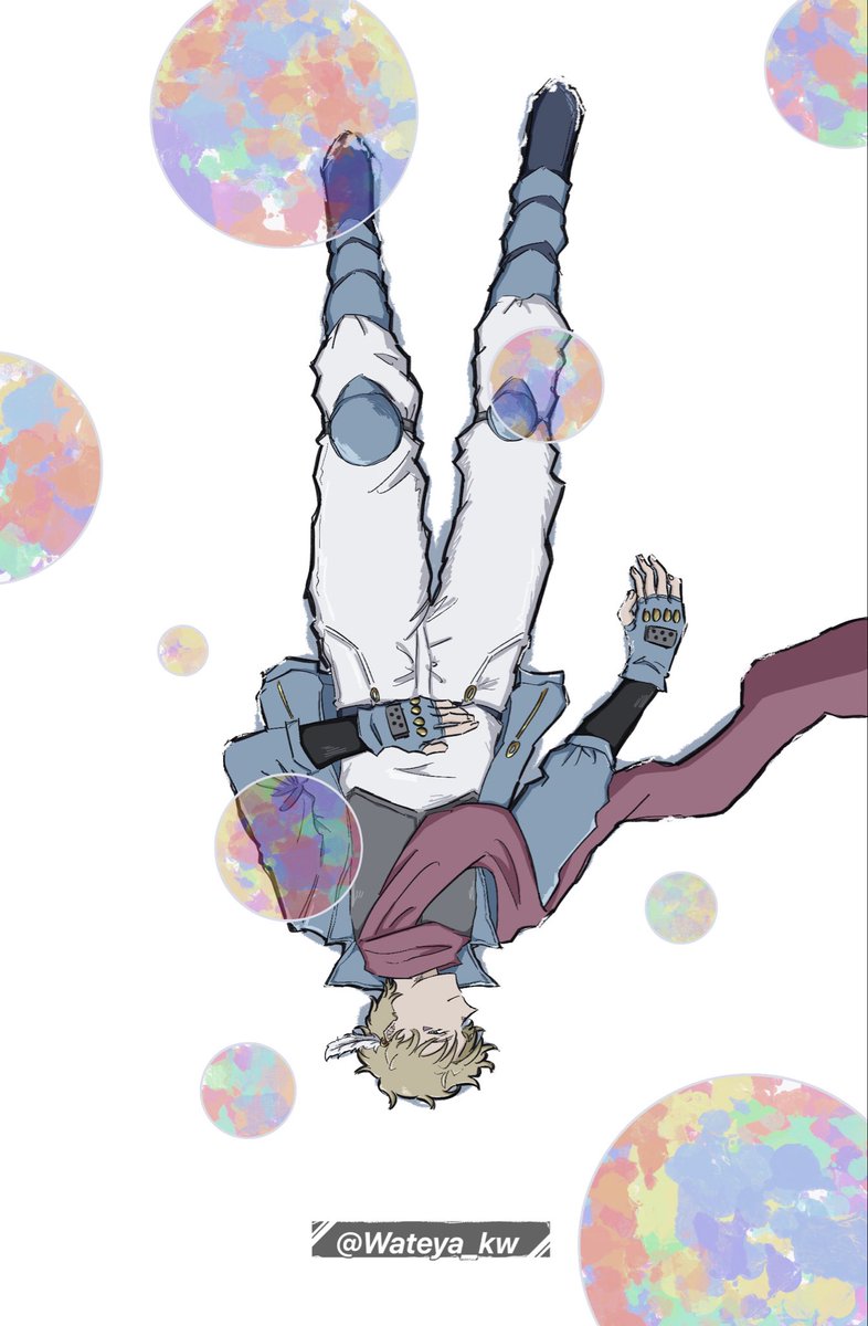 #JJBA
降り積もった雪の上で