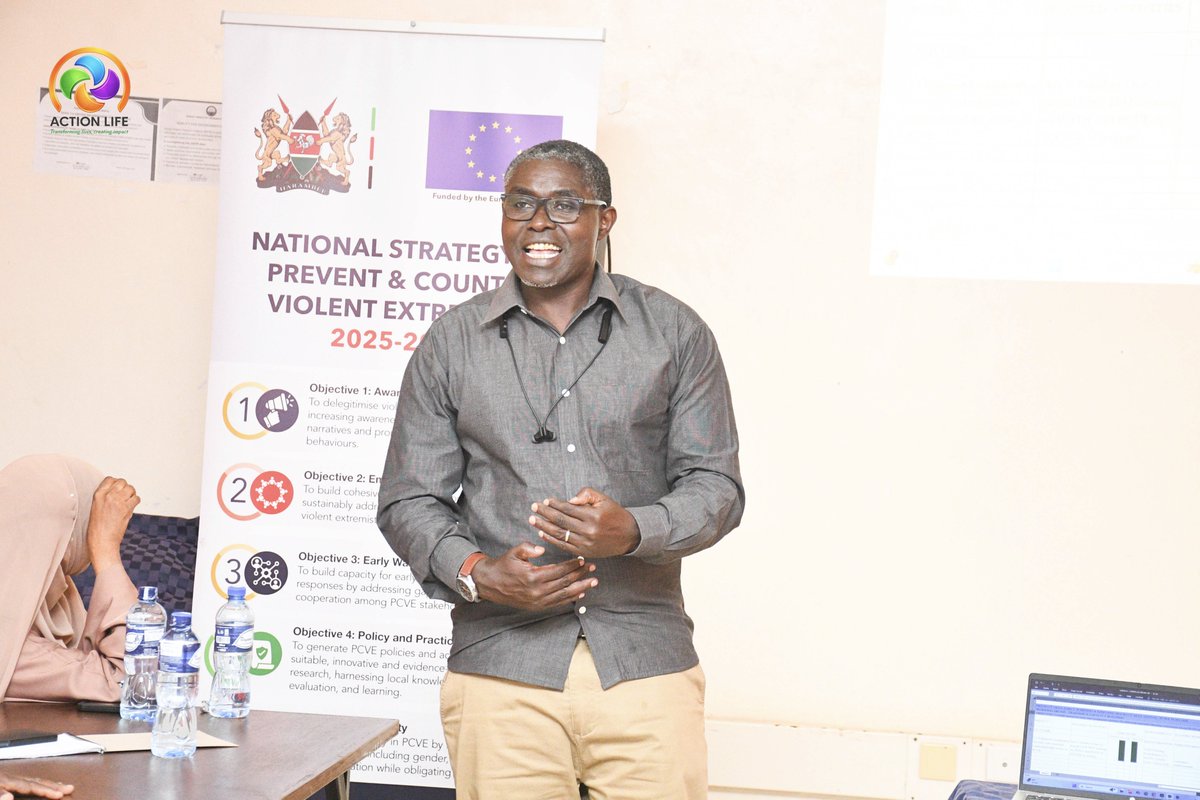 actionlife_Ke's tweet photo. Action Life joined national &amp; county govt, media, creatives, and CSOs in Lamu, convened by  @NCTC_Kenya, to strengthen ethical communication for PCVE. Practical actions developed to feed County Action Plans under the #NSPCVE2025–2030.we shape narratives of trust and resilient. https://t.co/tuAcuiRGiN