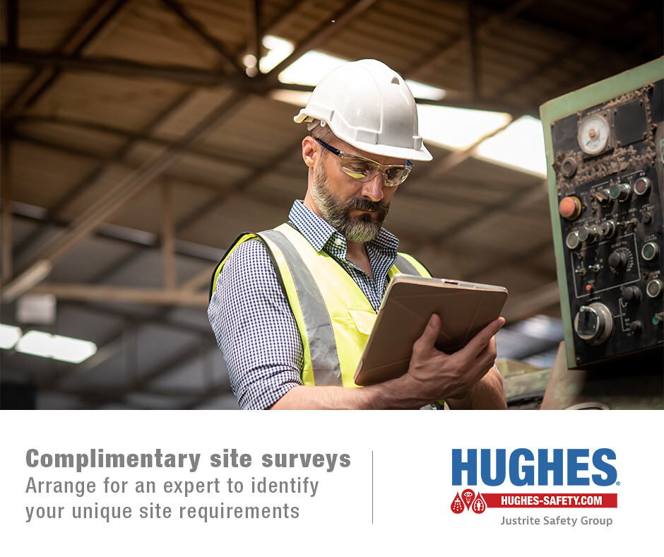 HughesSafety's tweet photo. Book your complimentary site survey with Hughes and take the guesswork out of safety shower compliance: https://t.co/TBtHHbTBh1
​
Purchasing new safety showers or deciding when to replace existing units can be daunting, especially when you’re juggling budgets, layouts, and evolving regulations. 

A Hughes expert will visit your site free of charge, assess your existing showers and eye/face washes against European guidelines, and recommend the most suitable equipment in the right locations. 

Within 7 days, you’ll receive a clear report highlighting any issues, suggestions, and advice on new or replacement units to help you achieve full compliance.

Ready to book your commitment-free site survey? Fill out the form at the link above.

Have another query about safety showers? Send an email to our team:
📧 : sales@hughes-safety.com | 🇺🇸: customer.service@hughes-safety.com

--

Want more safety shower, eyewash, and aftercare tips? Sign up for our quarterly newsletter here:
📨 https://t.co/UFUZR1hpNb

#ChemicalSafety #SafetyShowers #SiteSurvey #SafetySolutions #EmergencyEquipment #HealthandSafety #WorkplaceSafety #Hughes