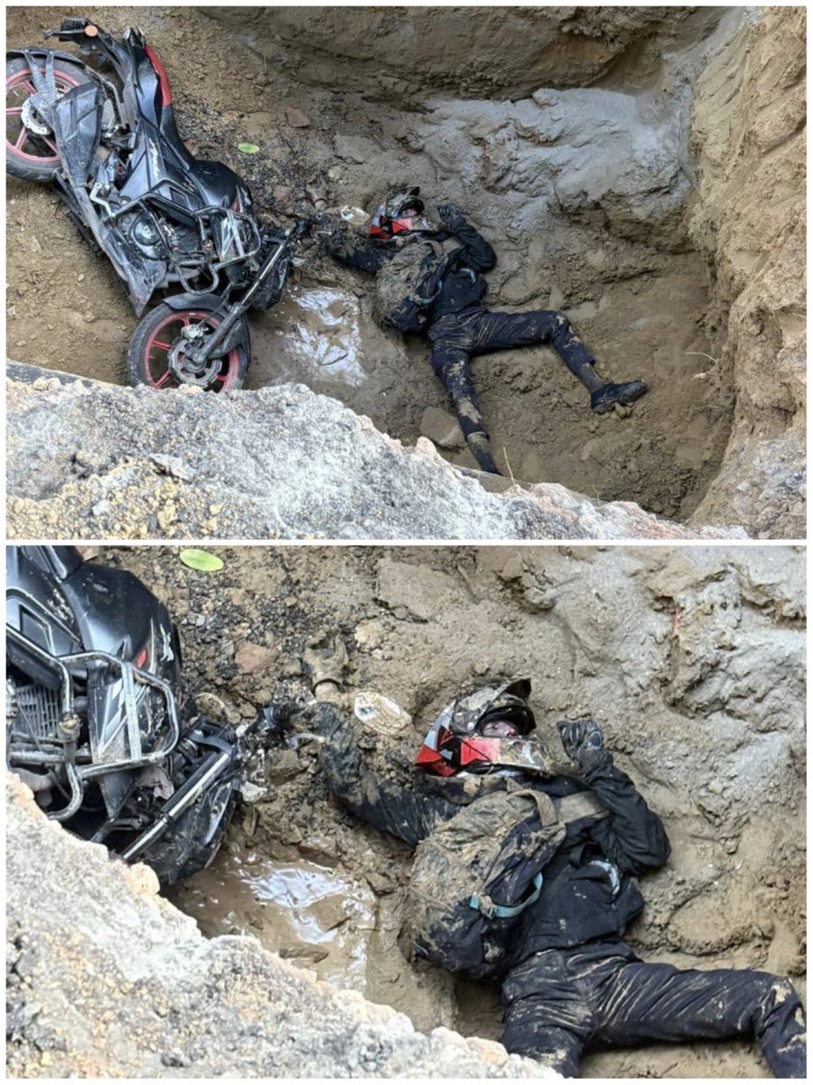gharkekalesh's tweet photo. Kamal was heading home from his Delhi office.  
The Jal Board had dug a pit on the road.  

Kamal crashed into it with his bike and d!ed💔 https://t.co/d8w20Ykgj1