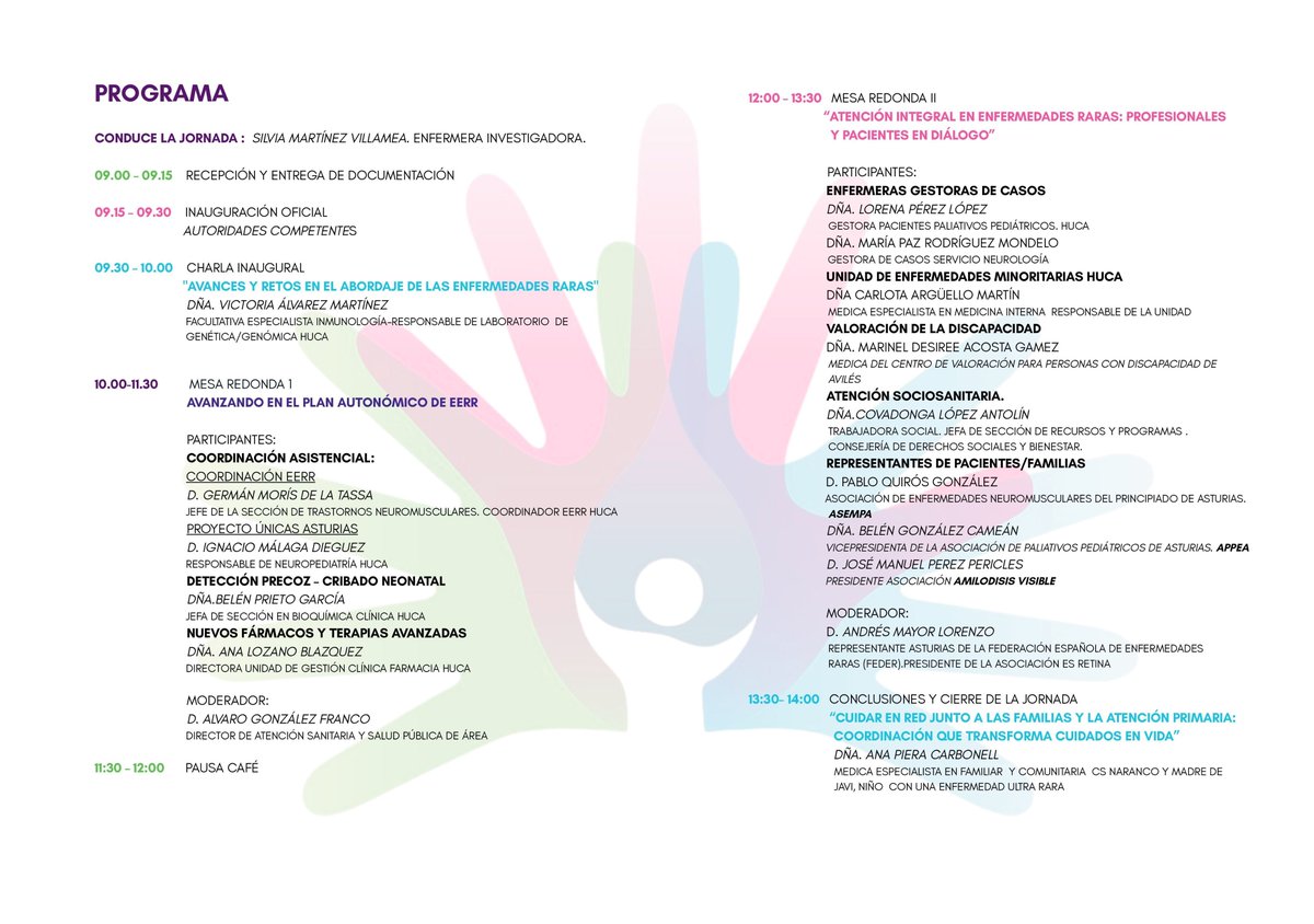 astursalud's tweet photo. 📚El @HUCA_Asturias acogerá la 𝗜𝗜𝗜 𝗝𝗼𝗿𝗻𝗮𝗱𝗮 𝗱𝗲 𝗘𝗻𝗳𝗲𝗿𝗺𝗲𝗱𝗮𝗱𝗲𝘀 𝗥𝗮𝗿𝗮𝘀: 𝗣𝗼𝗿𝗾𝘂𝗲 𝗹𝗮𝘀 𝗽𝗲𝗿𝘀𝗼𝗻𝗮𝘀 𝗶𝗺𝗽𝗼𝗿𝘁𝗮𝗻; un encuentro que reunirá a profesionales y asociaciones para abordar avances, retos y experiencias en enfermedades raras.

📆2 de marzo
🕘08:30 a 14:30
🪑Modalidad presencial
📍Salón de actos del HUCA

📢 Inscripciones hasta el 27 de febrero en el siguiente formulario: https://t.co/qxZzrsOuXs

Consulta el programa aquí 👇🏼
