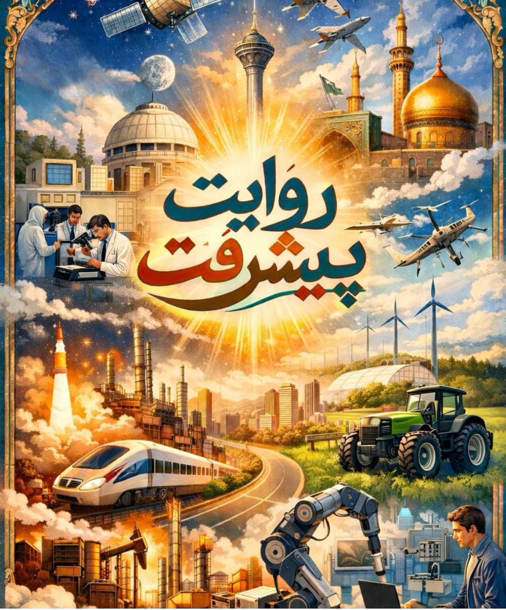 با پیشرفت‌های هر روزه، انقلاب اسلامی ثابت کرد که می‌توان با اتحاد و اراده مردم، به دستاوردهای عظیم دست یافت. ایران امروز یک کشور خودکفا و پیشرفته است.
 #انقلاب_مردم #روایت_پیشرفت