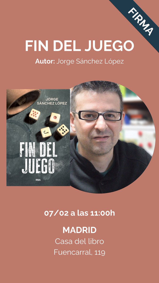 eneas002's tweet photo. Firma de libros este sábado en Casa del Libro de Fuencarral. ¡Os esperamos!

@RBALibros @casadellibro  #eltuneldeoliva #findeluego #noir #NovelaNegraEspañola #thriller https://t.co/5aa9XlyXKp