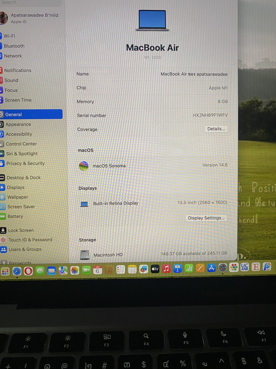 wpmildj's tweet photo. ขาย MacBook Air M1 2020 สี space gray 
- ราคา 17500 รวมส่ง
- นัดรับตามบีทีเอสใกล้ราชเทวีได้
- ดูเพิ่มเติมได้ ใหม่มาก ใช้งานน้อยมาก
- ทักมาสอบถามรายละเอียดได้ค่ะ
- ต่อรองราคาได้ค่ะ 

#macbookมือสอง  #โน๊ตบุ๊คมือ2 #โทรศัพท์มือ2 #ขาย #โล๊ะตู้เสื้อผ้า #ไอโฟนมือ2 #ไอโฟนมือสองราคาถูก https://t.co/geJbbXK3ko