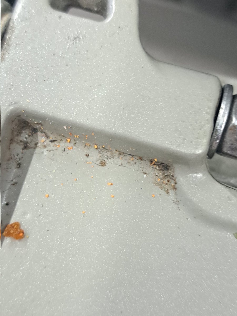 gpthonse's tweet photo. @RailMadad @RailwaySeva Can you please look at cleanlyness of tray? Picture from Vande Bharat https://t.co/MlOrIIIvvp