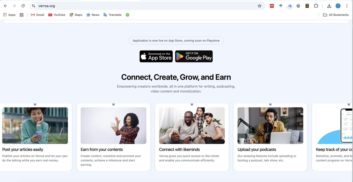 VerrsaApp's tweet photo. Creators deserve more than group chats and your ideas deserve a platform. Use VerrsaApp 

https://t.co/yn2HOP0LnI https://t.co/iW5mJqTnmI