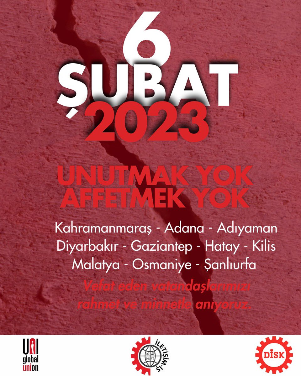 UNUTMAK YOK
AFFETMEK YOK!
#disk #iletisimdekal