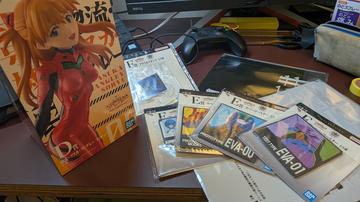 エヴァ一番くじ引いてきちゃ！
アスカ！引けたので勝ち！！！