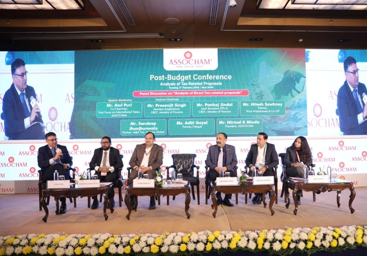 BinarySemantic's tweet photo. At ASSOCHAM Post-Budget 2026, Binary Semantics engaged in meaningful dialogues on reform execution and compliance modernization. 
#UnionBudget2026 #Budget2026 #Policy #Conference #Taxation #Tax #Reforms #India #TaxTech #Technology #Innovation https://t.co/s4cHMu4QKJ