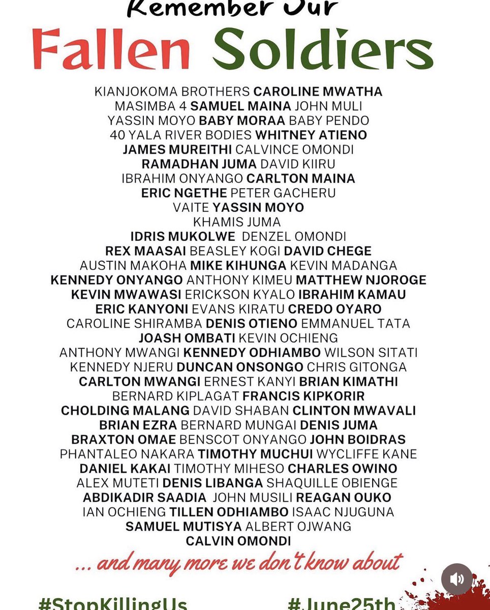 bensonchockbar's tweet photo. The Ones  we Lost 😭 Rest In Power Comrades 
RUTO MUST GO 
#RutoMustGo https://t.co/cWGvJsQOnT