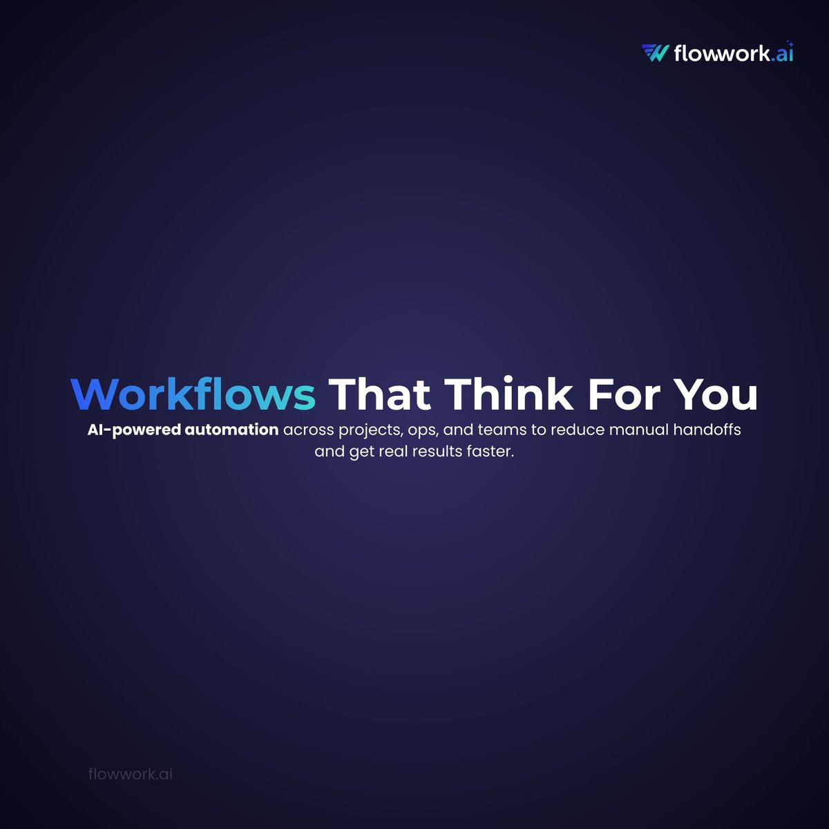 FlowworkAi's tweet photo. Stop managing tasks. Start orchestrating outcomes.
AI-powered workflows built for real results.

#aiautomation #smartworkflows #operations #productivity #flowworkai https://t.co/4cYNTWiY7O