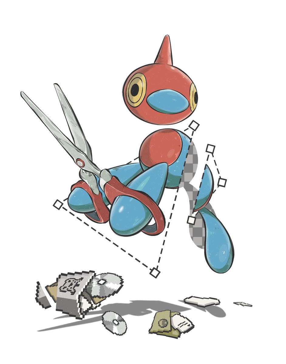 KomugiCorn's tweet image. 「✂︎--------✂︎」