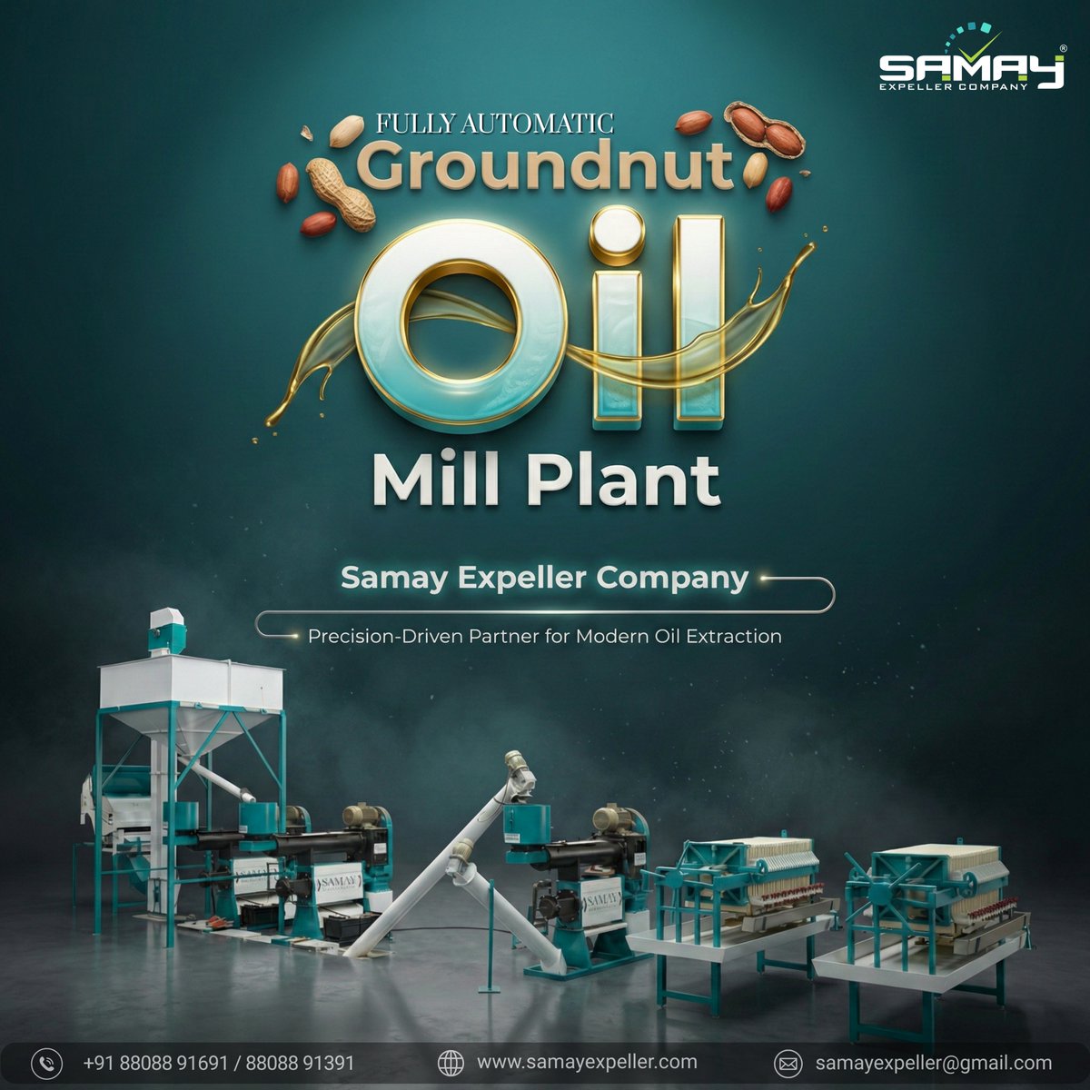 Samay_Expeller's tweet image. Advanced Fully Automatic Oil Mill Plant 🏭✨ | Smart Technology, Pure Production 🌿🛢️
#FullyAutomaticPlant #OilMillPlant #OilProcessing #SmartTechnology #IndustrialPlant #OilProduction  #ManufacturingExcellence #QualityProduction #AutomationTechnology #IndustrialAutomation