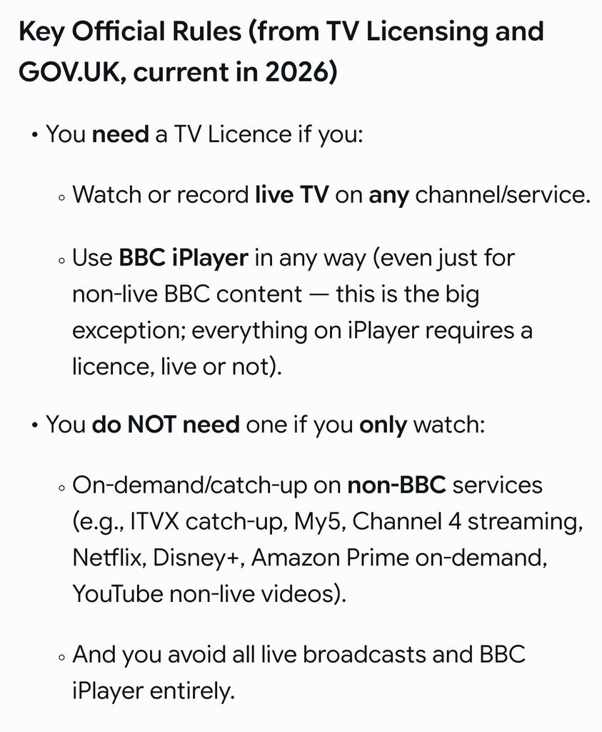 <a href="/SkyNews/">Sky News</a> If you don't need your TV license you have the right to cancel. You can also claim back any months you are owed from not using their service.