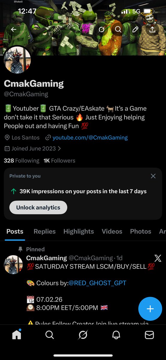 Appreciate the support everyone just hit 1k during the weekend gonna be available for everyone and everything gctf lscm buy sell lmk also make sure to tap in with the live streams💯💯💯