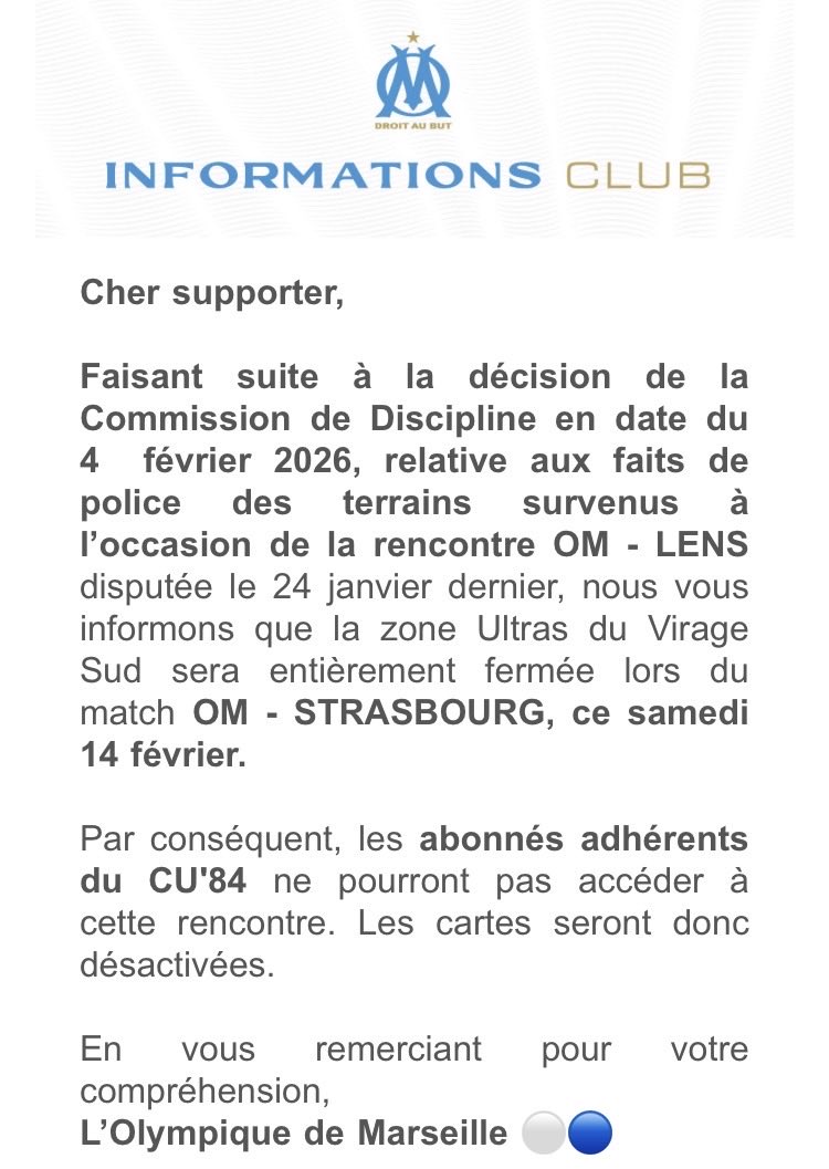 Allez tous brûler!!!! <a href="/Ligue1/">Ligue 1 McDonald's</a> <a href="/LFPfr/">Ligue de Football Professionnel</a> 
Liberté pour les #ultras 
<a href="/OM_Officiel/">Olympique de Marseille</a> <a href="/VGCU84/">VieilleGardeCU84</a>