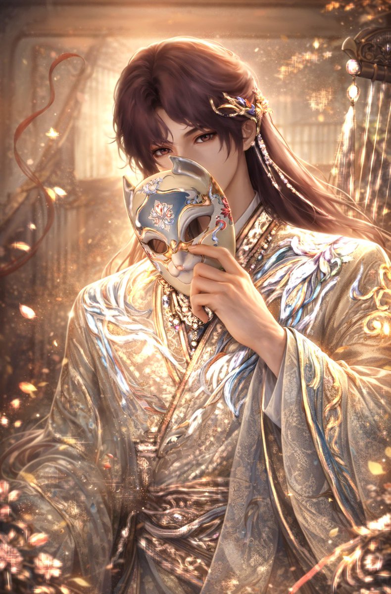 lalitaprobahee's tweet photo. “Why do you call me Rafayel instead of “Your Highness”” 🎭
#LoveandDeepspace #Rafayel #MortalitysTenderness #art #Ancientchinese https://t.co/HZbsEUkLpk