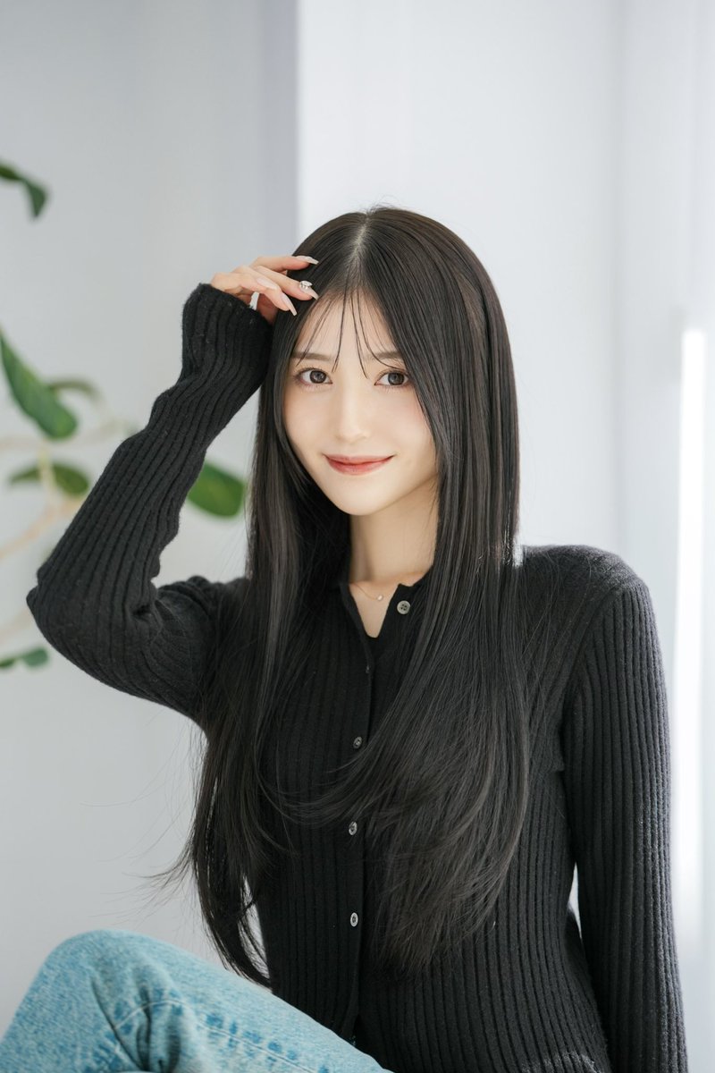 miyu_yoshii32_'s tweet photo. 黒髪ストレートが結局好きなのかも 🖤 https://t.co/fOAGkXYEIM