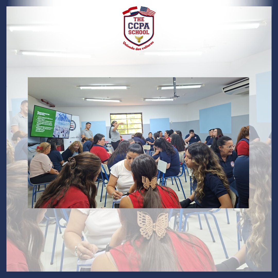 ccpaschool's tweet photo. Preparing for a New School Year🏫📚

▶️Como antesala al inicio de clases, llevamos adelante jornadas de capacitación docente
📌Estas instancias de formación continua refuerzan nuestro compromiso con una educación de calidad.

#WeAreTheCCPASchool #CentroEducativoTheCCPASchool https://t.co/PN0iTghxUs
