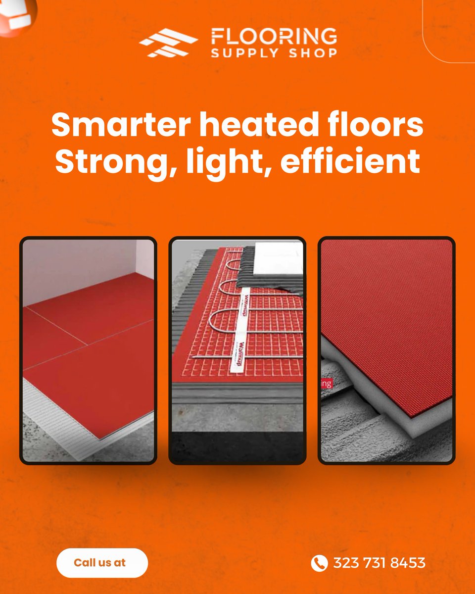 FlooringSupplyS's tweet image. Warmup 4-in-1 Ultralight Insulation Boards are designed for electric floor heating.

#floorheating #heatedfloors