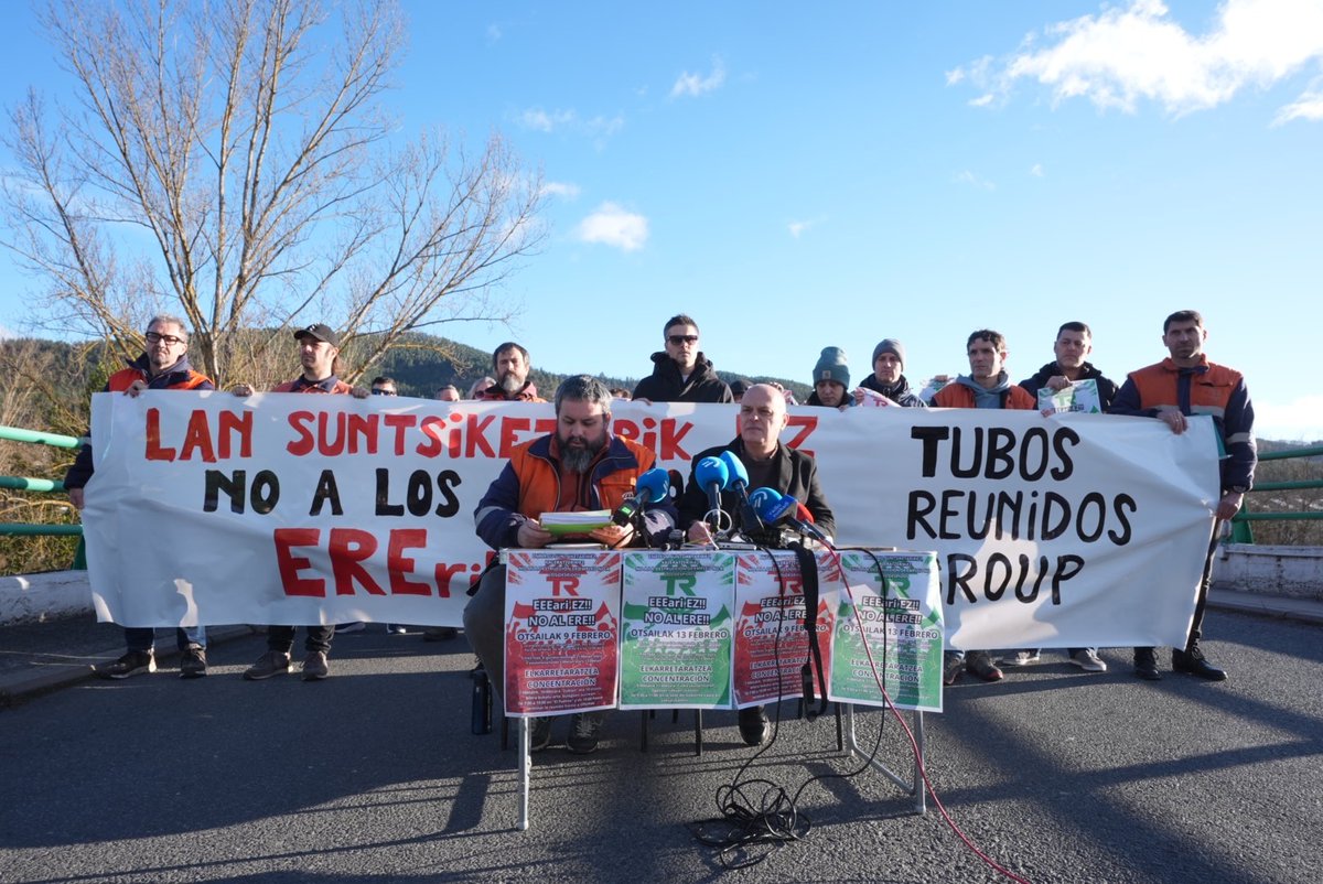 orainnoticias's tweet image. El comité de Tubos Reunidos pide la retirada del ERE y activa "la lucha" porque no admitirá destrucción de empleo orain.eus/es/actualidad/… #orain #orainnoticias