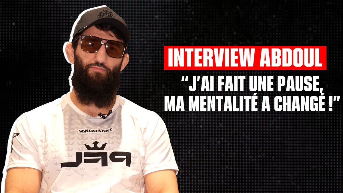 🚨 L'INTERVIEW D'ABDOUL ABDOURAGUIMOV AVANT SON COMBAT AU PFL DUBAÏ EST DISPO !! 

🔥 Avant d'affronter Kendly St. Louis pour défendre sa place dans le top 5 du PFL, le combattant revient sur ses dernières années et évoque sa nouvelle mentalité.

📺 C'est dispo ici :