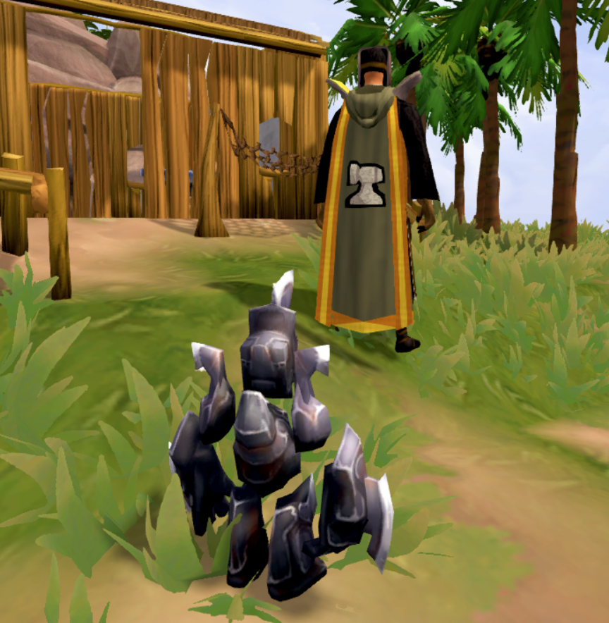 and as well as 99 Smithing as my 10th 99 skill!

I did it, Thurgo!
#Runescape