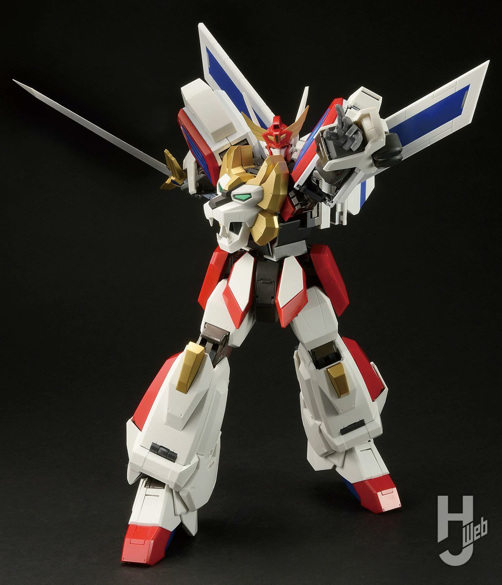 キングエクスカイザーのアクションフレーム状態でも控えめな開脚と