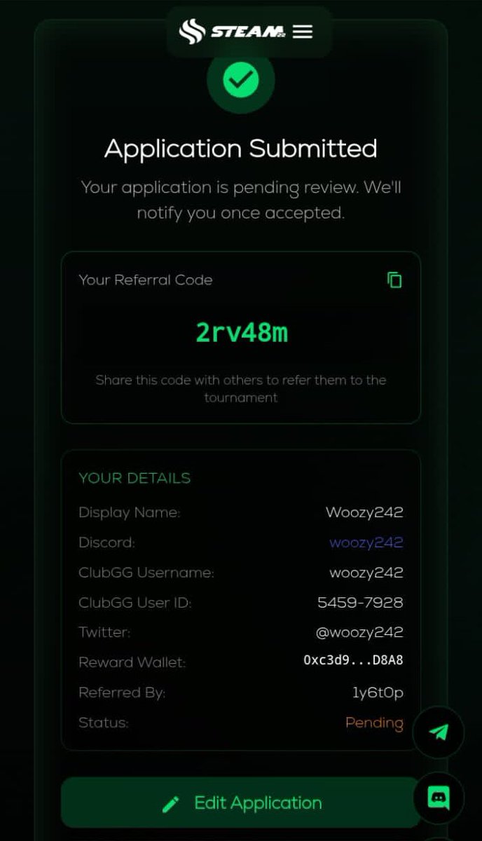 Woozy242's tweet photo. @Steam22 LFG 🔥🔥 https://t.co/wMUwHAObQB