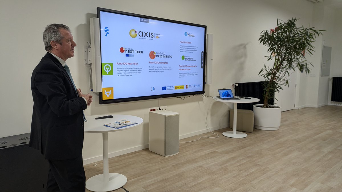 ICOgob's tweet photo. 🗣️Guillermo Jiménez, director general de #AxisICO participa en el evento "Mapa de ayudas públicas para startups innovadoras" organizado por @lavegainnova para dar a conocer mecanismos de ayudas para el desarrollo de soluciones innovadoras al tejido empresarial junto a @CDTI_innovacion, @ICEX_ y @enisa
Gracias a todos los asistentes 👏