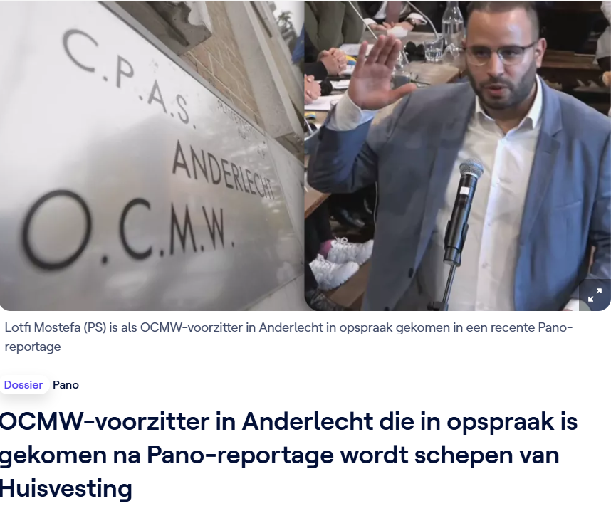 We onderschatten nog te veel hoe onder invloed van de etnisch-Islam stem er clans aan de macht zijn gekomen in Brussel die het bestuursniveau van Maghrebijnse landen invoerden.

Deze man was er trots op dat hij fraudeerde met leeflonen. Om vervolgens schepen van huisvestiging te
