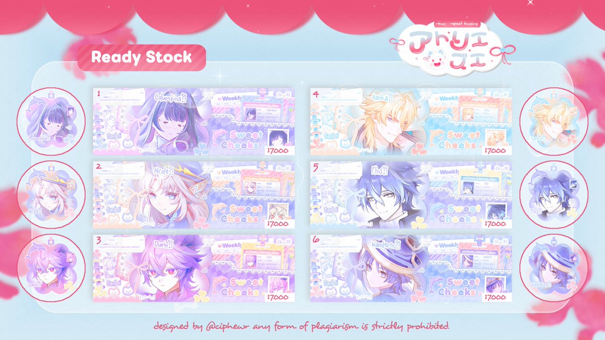 ciphewr's tweet image. 🐈 any interactions are appreciated 🍀 

Zue ada mini rs (13) layout gi dan hsr yang langsung bisa di take nanti jam 19.00 (WIB) with no book fee. untuk price tertera di pict n payment via qris only. Happy jajank 😋❗

t. #zonauang #zonajajan