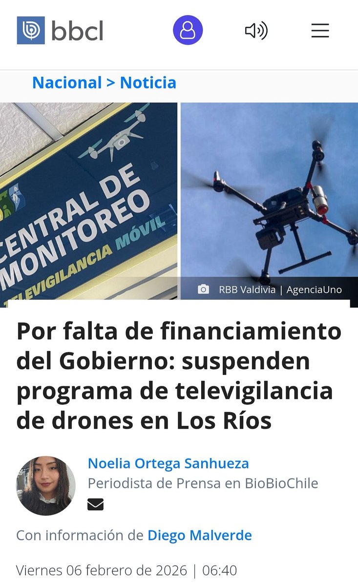 #URGENTE NO HAY PLATA... El programa de televigilancia con drones (Búsqueda de personas extraviadas y orden público) la cuál funcionaba hace un tiempo, se encuentra actualmente suspendido por falta de financiamiento, SE ROBARON TODO🌳(Merluzo, Camila Vallejo, Guarello,Carabineros